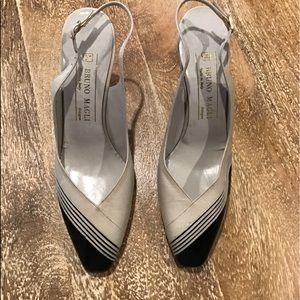 Bruno Magli pumps.